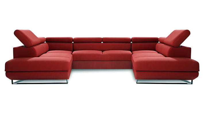Nowoczesna narożna sofa w kształcie U