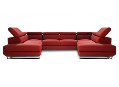 Nowoczesna narożna sofa w kształcie U