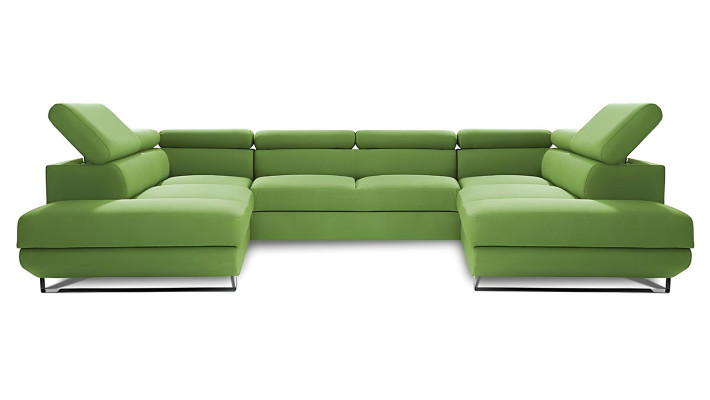 Nowoczesna narożna sofa w kształcie U
