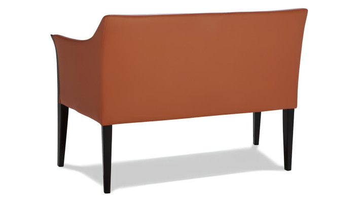 Nowoczesna skórzana sofa dwuosobowa
