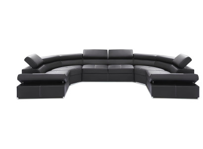 XXL salon 100% WŁOSKA SKÓRA sofa fotel design narożny zestaw sof