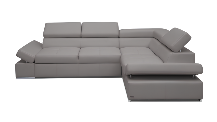 Nowoczesna narożna sofa zestaw mebli krajobrazowych tapicerowanych 100% skórą