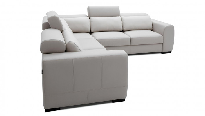 Narożnik do salonu, sofa, fotel, skórzany, design, relaks, wielofunkcyjny, kształt L