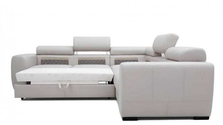 Narożnik do salonu, sofa, fotel, skórzany, design, relaks, wielofunkcyjny, kształt L