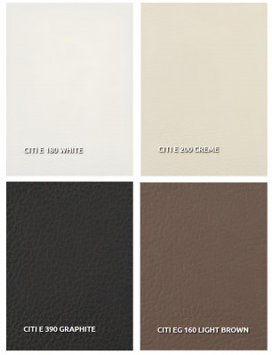 Sofa 2-osobowa z 100% włoskiej skóry nowoczesny design czarna