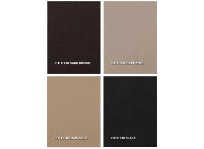 Nowoczesny fotel designerski z 100% włoskiej skóry brązowej do salonu TV