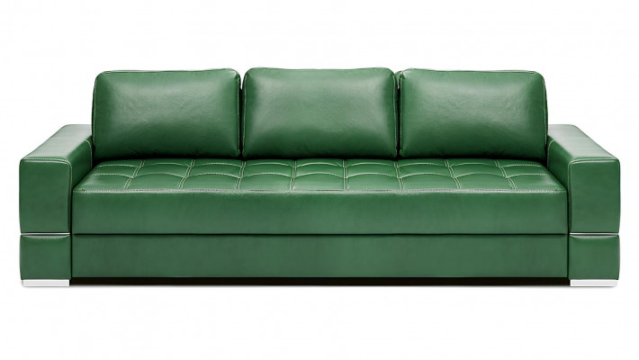 Sofa 3-osobowa z funkcją łóżka w nowoczesnym designie z 100% włoskiej skóry