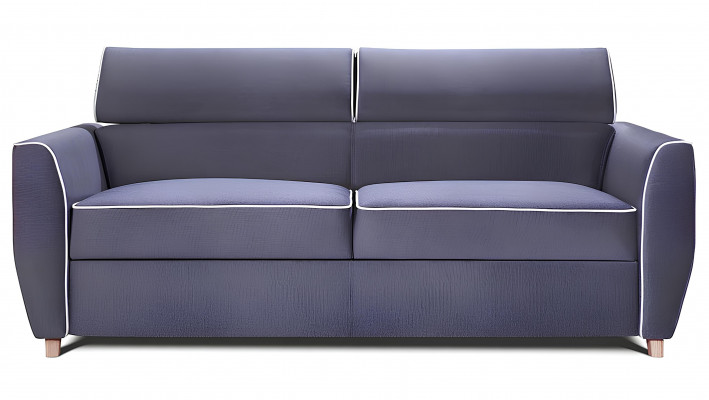 Sofa 3+1 miejscowa nowoczesny design tkanina z funkcją łóżka