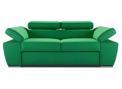 Nowoczesna tapicerowana sofa 2-osobowa z funkcją łóżka