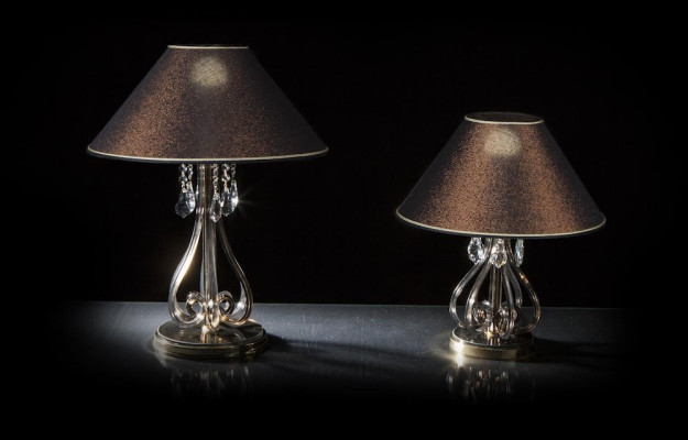 Lampa stołowa Elite Bohemia z kryształem