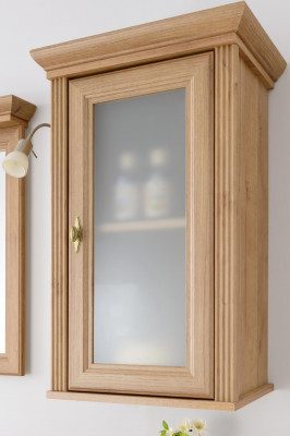 Zestaw mebli łazienkowych 5 części w stylu wiejskim