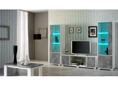 Komoda Witrażowa Szafki Witraże Szafa w Szkle Design Szafa LED Nowa