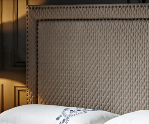 Podwójne łóżko łóżko małżeńskie design luksusowe Luxur łóżko tapicerowane designerskie łóżko Skóra łóżko
