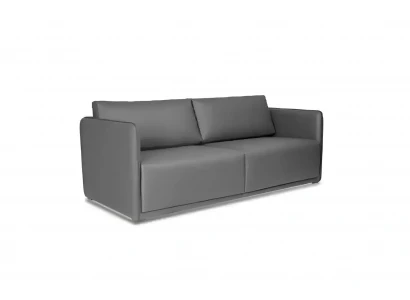 Luksusowa szara sofa trzyosobowa, nowoczesne meble z tkaniny