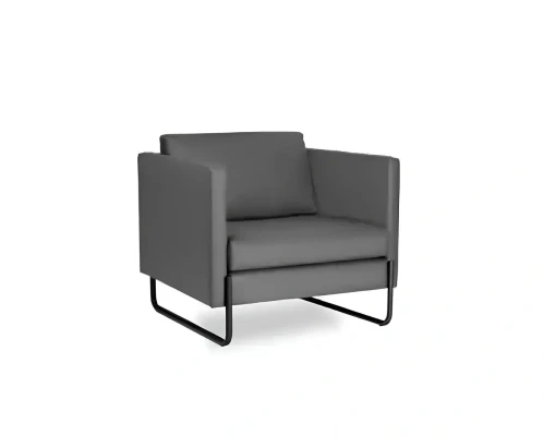 Nowoczesny fotel tapicerowany z drewna JV mobili design 1-osobowy