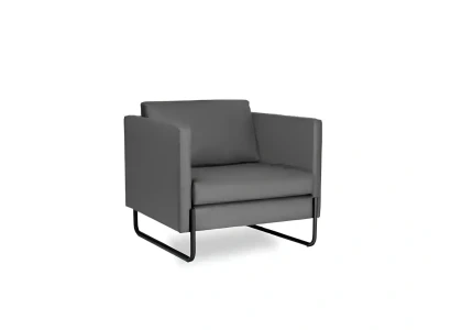 Nowoczesny fotel tapicerowany z drewna JV mobili design 1-osobowy