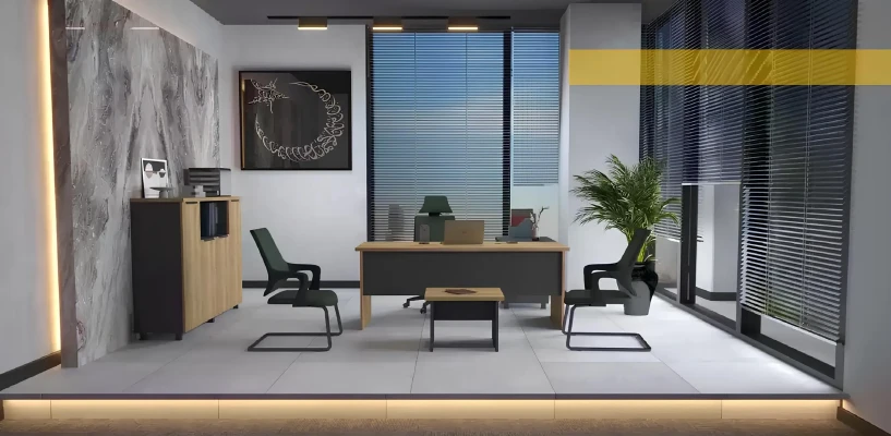 Nowoczesne biurowe sideboard konsola meble drewniane brązowe nowe