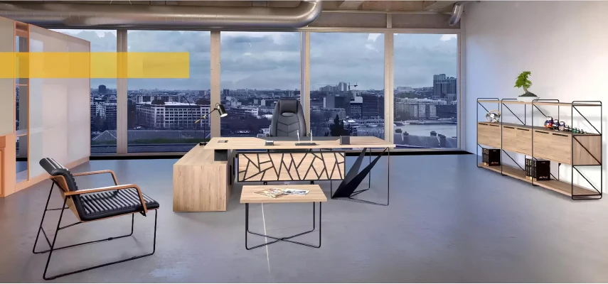 Designowy narożny biurko do biura