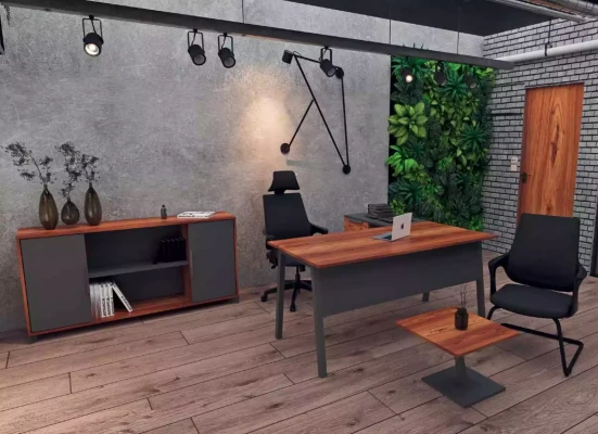 Kątowny biurko Chef Exclusive meble biurowe stół do pracy
