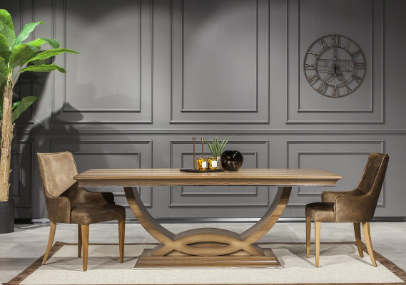 Luksusowy tapicerowany fotel loftowy projektanta mebli brązowy krzesło skórzane do kuchni