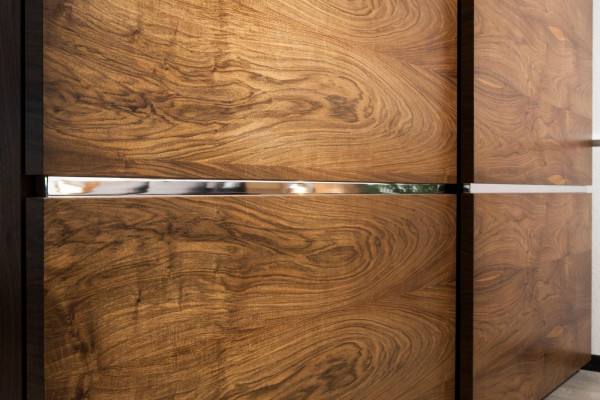 Grande szafa z drzwiami przesuwnymi brązowa 265cm