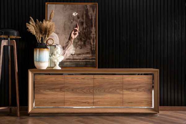 Brązowy komoda bufetowa meble sideboard 218cm