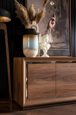 Brązowy komoda bufetowa meble sideboard 218cm