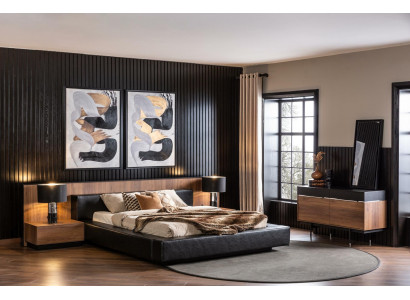 Komoda + lustro z miejscem do przechowywania 2 części w zestawie