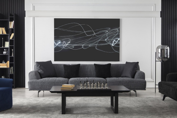 Tapicerowana sofa na cztery miejsca 284 cm