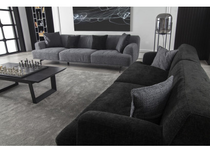 Tapicerowany narożnik 3-osobowy 235 cm meble tekstylne