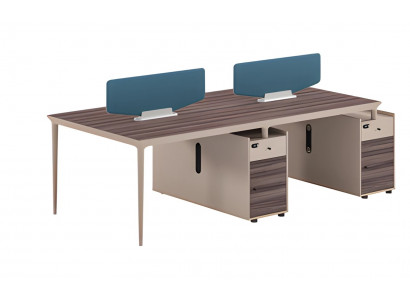 Biurko wyspowe cluster miejsce pracy open space biurko dla zespołu