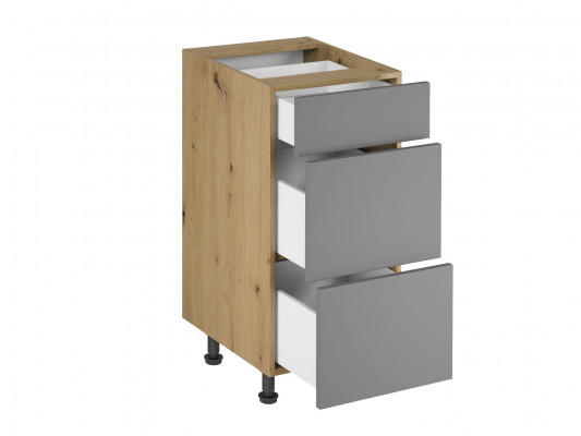 Komoda z szufladami do kuchni 3 szuflady