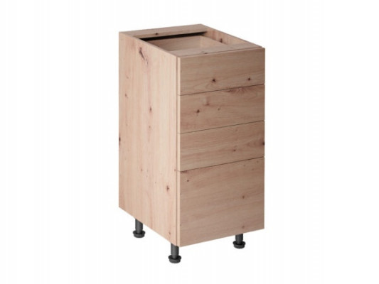 Komoda z szufladami podblatowymi z frontami szuflad do kuchni