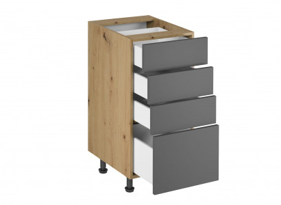 Mobilna kuchnia z szufladami