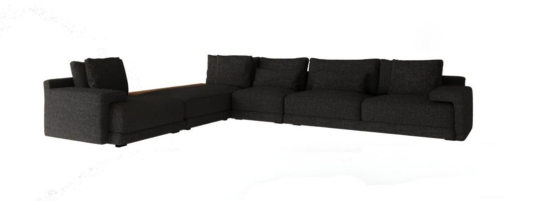 Elegancka narożna sofa tworzy atmosferę relaksu