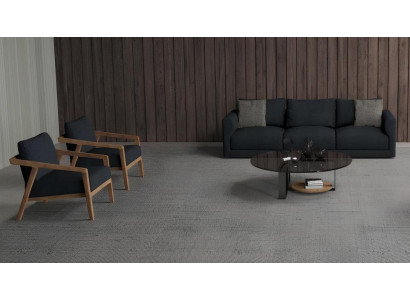 Sofa 3-osobowa z fotelem L'estetica del comfort - każdego dnia