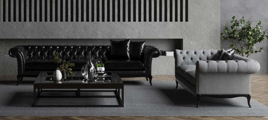 2x Sofa w nowoczesnym eleganckim designie do Twojego salonu