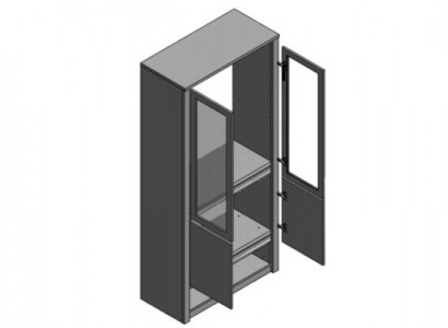 Buffet witrynowy szafka witrynowa mebel kuchenny szafka z frontem szklanym szuflada