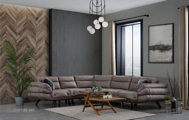 Narożnikowa kanapa sofa w kształcie litery L podkładka sofy Żywy krajobraz tkanina sofa narożnik kanapa Włókienniczy