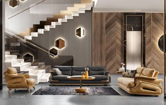 Sofa Kanapa Podkładka Sofy Trzyosobowe Luksusowe Meble Włoski Design Sofy 3-osobowe