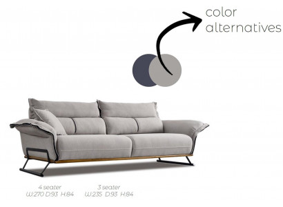Sofa 3 miejsce do siedzenia Siedziba Nowoczesny Design Kanapy Podkładka Jednoosobowa Relaks Trzyosobowa Nowość
