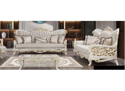 Zestaw sofowy 3+3+1+1 miejsce do siedzenia stolik kawowy Ustawić Sofa Fotel Couch Podkładka 5-częściowa