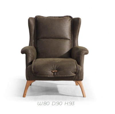 Miękkie Uszy Fotel Sofa Fotel Sofa Jednoosobowa Sofa Zamszowa Wygląd Czarny