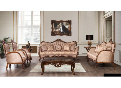 Zestaw sofowy 3+3+1+1 miejsce do siedzenia stolik kawowy Ustawić Sofa Fotel Zestaw sof 5-częściowy.