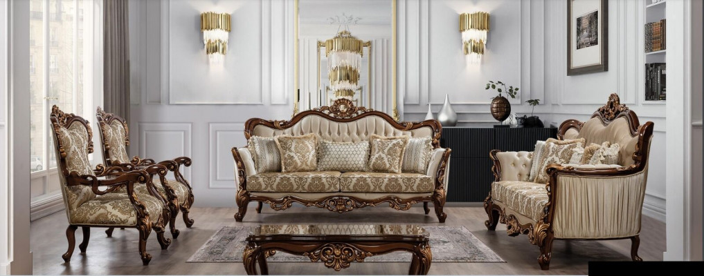 Grupa Set 5tlg Zestaw sofowy 3+3+1+1 miejsce do siedzenia stolik kawowy Sofa Sofy Materiał kanapy