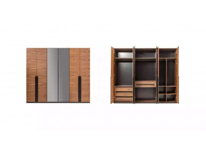 Szafa Braun Drewno Meble Design luksusowa szafa Sypialnia