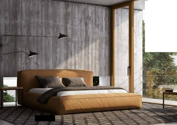 Design Łóżko Double Modern Hotel Włókienniczy Luxury Sleep Pokój łóżko Rama łóżka