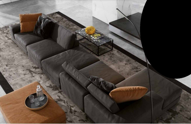 Luksusowa Narożnikowa kanapa Sofa w kształcie litery L Sofy Nowoczesny Salon Włókienniczy Podkładka Design Narożnik Nowość