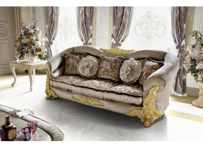 Sofa 3-osobowa Siedziba Sofy Pokój Brown Chesterfield Sofa Trzyosobowa Podkładka Design