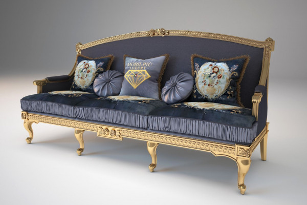 Designerskie Kanapy Podkładka Sofa Sofy 3 Siedziba Sofa materiałowa trzyosobowa Salon Włochy